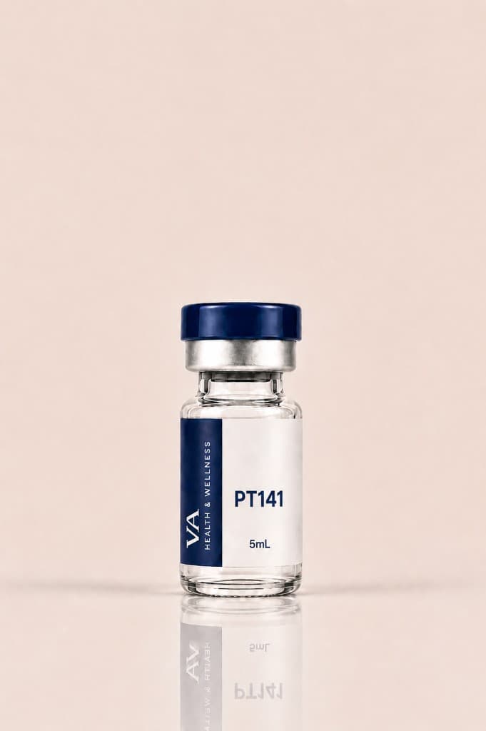 VA Health & Wellness PT141 5mL vial.