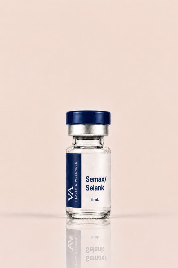 VA Health & Wellness Semax/Selank 5mL vial.